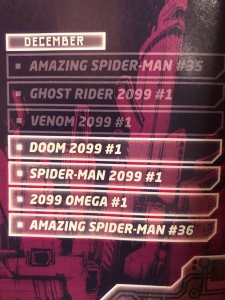 Upcoming 2099 comic titles list